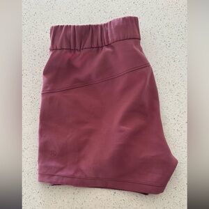 lululemon athletica Women's Athletic Shorts in Burgundy